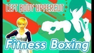 'Left Body Uppercut - Basic Training Tutorial: Fitness Boxing | Nintendo Switch | Lin English'