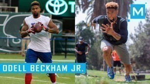 'Odell Beckham Jr. Conditioning Training Drills for Football | Muscle Madness'