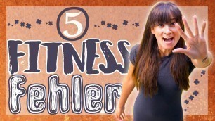 '5 Fitness Mythen - Fehler beim Abnehmen - Tipps zum Muskelaufbau - So klappt es!'