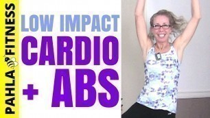 'Low Impact CARDIO + Standing ABS | 15 Minute All Standing Bodyweight Workout (12 Days of HIITmas)'