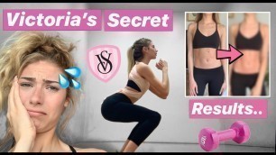 'I TRIED the VS MODEL WORKOUT for a WEEK!'