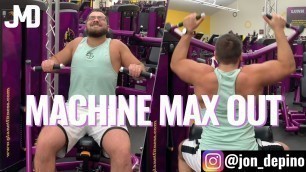 'I MAXED OUT EVERY MACHINE AT PLANET FITNESS!!'