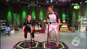 'Schüttel deinen Speck! Jumping Fitness bei NRW Live.'