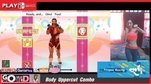 'Fitness Boxing | Body uppercut combo | Nintendo Switch'