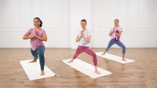 '35-Minute Pure Joy Yoga, Cardio, & Meditation Session'