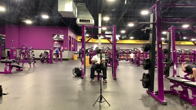 'Robin Achoe Jr Bench Press Set 3 115 Pounds 10 Reps Planet Fitness'