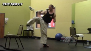 'Black Belt Workout #4: Kick Drills for Flexibility, Accuracy, & Balance'
