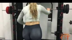 'VICTORIA LOMBA BEAUTIFUL A$$ !!! - fitness hot girl 2'