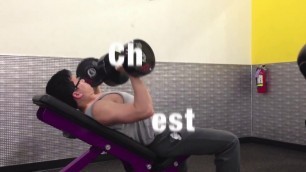 'Planet Fitness Workout - Chest, Shoulder, Triceps, 315lbs Bench'