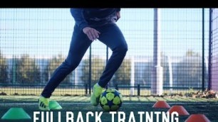'Individual Fullback Training | 3 Drills To Become a Better Left or Right Back'