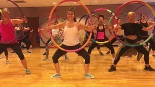'\"HEY BABY\" Dimitri Vegas & Like Mike vs Diplo - Dance Fitness Workout Balletics with Hula Hoops'