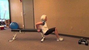 'Fitness Over 50: Tricep Dips with Bench'