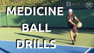 'Medicine Ball Drills For Tennis Players | Tennis Fitness | Connecting Tennis'