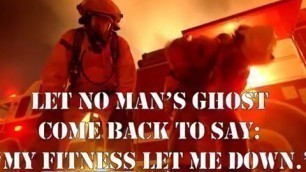 'Firefighter Workout Motivation'