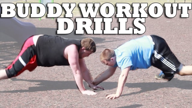 'No Weight Workout || Competitive Partner Workout Drills'