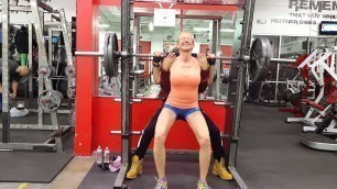 '2 Legit 2 Quit Fitness over 50yrs young Training Legs \"Squats\"'