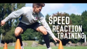 'Individual Speed Reaction Training Session | 3 Football Training Drills To Sharpen Reactions'