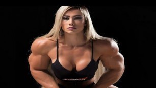 'HARD GYM WORKOUT, FITNESS MODEL, LAURALIE , IFBB MUSCLE, FEMALE BODYBUILDING,'