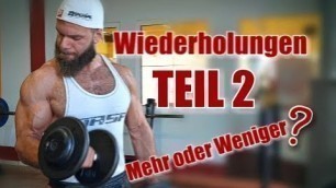 'Fitness Mythos! Mehr Gewicht, weniger Wiederholungen für Muskelaufbau & Masse? TEIL 2 | Oggy Baam'