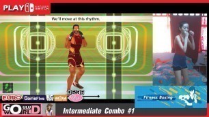 'Fitness Boxing |  Intermediate combo #1| Nintendo Switch'