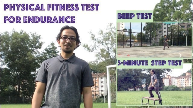 'PHYSICAL FITNESS TEST FOR CARDIOVASCULAR ENDURANCE | 3-MINUTE STEP TEST | BEEP TEST'