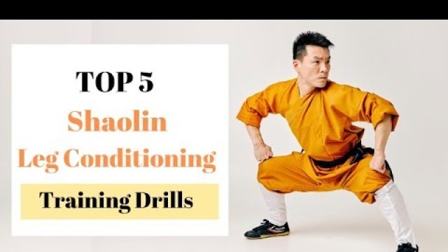 'Top 5 Shaolin Kung Fu Leg Strengthening Conditioning Training Drills'