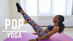 'POP YOGA FOR BEGINNERS! Upbeat Yoga || Easy Power Yoga'