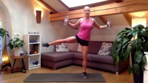 'Fatburning Fitness Workout: kostenlos zuhause trainieren I Live Tag 14'