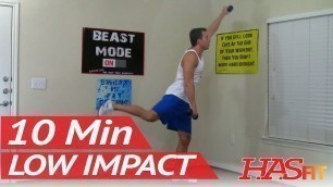 '10 Min Low Impact Cardio Workout for Beginners - Low Impact Workout & Aerobic Exercises'