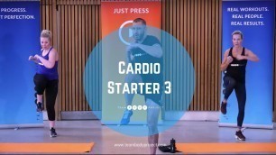 'Low impact, high intensity cardio and ab workout - at home HIIT fat burning interval exercises'