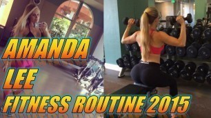 'Amanda Lee Fitness Model - Fitness and Workout Routine - Female Fitness Motivation'