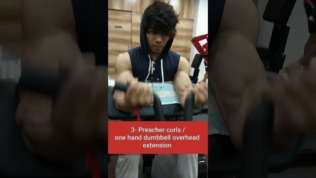 'Quick superset Arms session /short videos /Kumaar Khot #Fitness #workout #arms #fitnessindia'