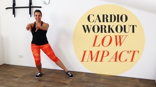 '20 Minute Low Impact Cardio Workout – No Jumping Low Impact Cardio Exercises at Home – No Equipment'