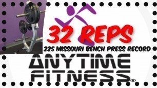 'Combine Bench Press Record at Anytime Fitness 2020'