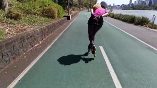 '\"Inline skating is a great fitness workout, but only if you do it properly\". Fitness Skating'