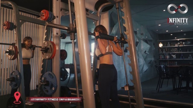 'Perfect Form Video by Infinity Fitness -Smith Machine Squats Exercise'