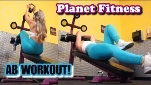 '8 AB MOVES Using Decline Bench at PLANET FITNESS | SAAVYY'