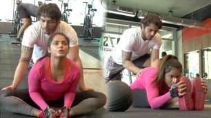 'Neetu Chandra\'s HOT & Super Flexible Gym Workout Video'