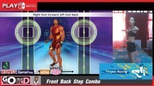 'Fitness Boxing | Front back stept combo | Nintendo Switch'