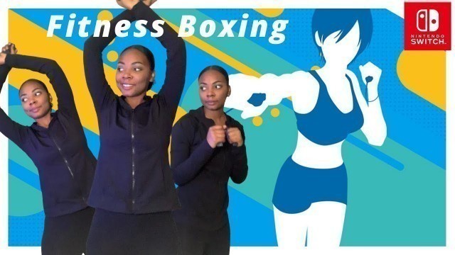 'QUARANTINE WORKOUT USING MY NINTENDO SWITCH | FITNESS BOXING NINTENDO SWITCH'