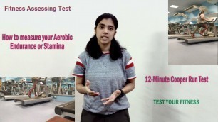 'How to measure Aerobic Endurance (Stamina) | 12 minute Cooper Run Test | Fitness | Easy Step |Health'
