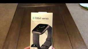 'Unboxing Fitbit Versa Special Edition Fitness Smartwatch'