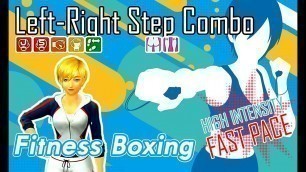 'Left-Right Step Combo -Fitness Boxing | Nintendo Switch | English Lin Gameplay | Intensity High-Fast'