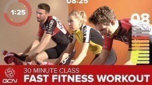 'Fast Fitness Workout – Get Fit With GCN\'s 30 Minute High Cadence Bike Workout'