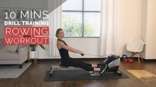 '10 Min Rowing Machine Drills for Beginners'