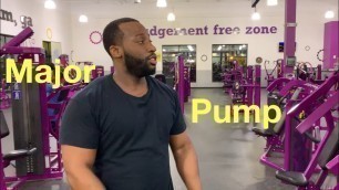 'CHEST & BACK WORKOUT (PLANET FITNESS) PART 1'