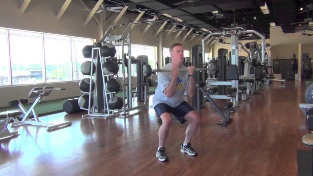 'Fitness Over 50:Front Loaded Squats'