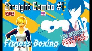 'Straight Combo #1 -Fitness Boxing | Nintendo Switch | English Lin Gameplay | Intensity Low-Fast Pace'
