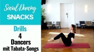 'Drills 4 Dancers Snack #2 // 4 Min. Tabata Song Workout'