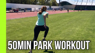 '50MIN PARK WORKOUT FOR RUNNERS OF ALL SPEEDS - DRILLS, SPRINTS, PLYOS (workout 6)'